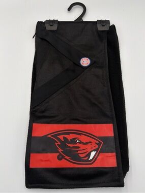 Little Earth Oregon State Beavers Football Jersey Scarf 61”x7.5” Black NCAA